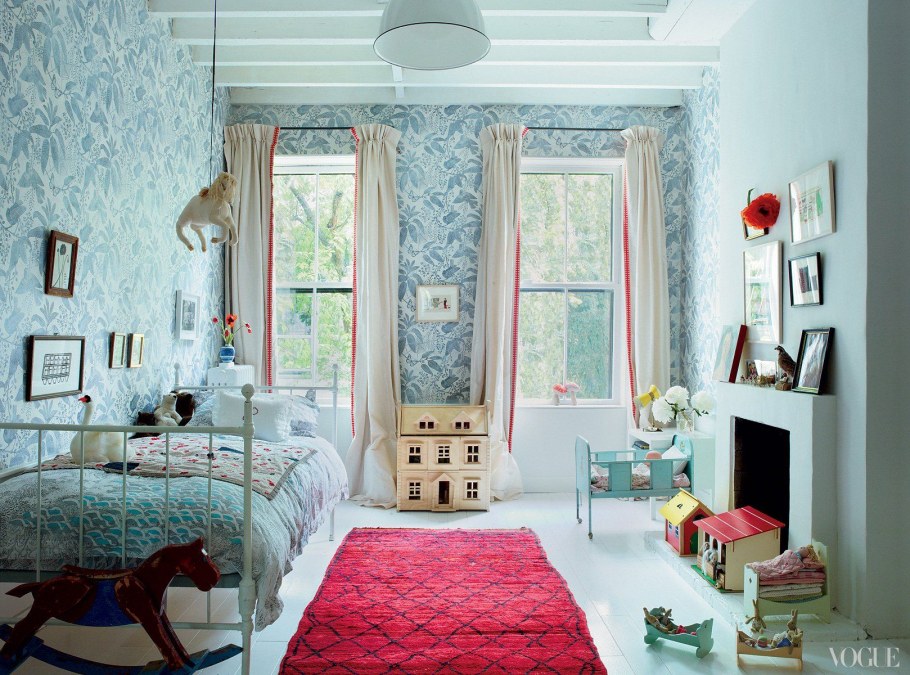 Комната для девочки в английском стиле