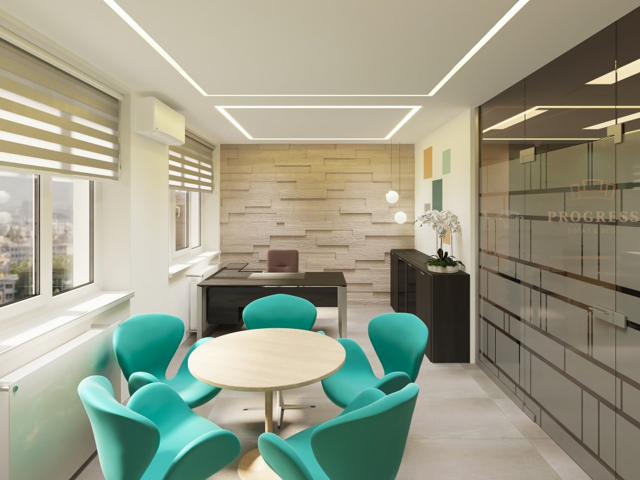 Отделка кабинета современный