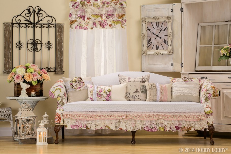 Подвесной диван шебби Шик