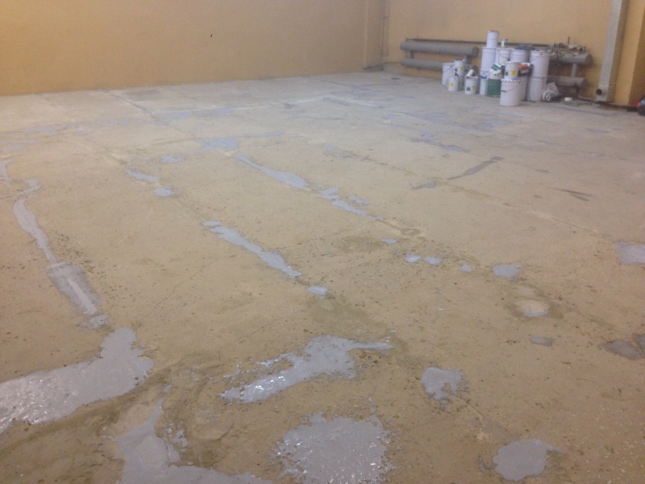 Эпоксидное наливное покрытие (наливной пол) «Epolia RAL 7040»