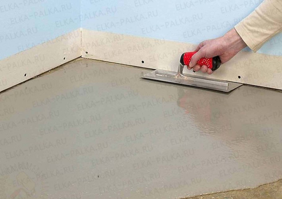 Выравнивающая стяжка 100мм