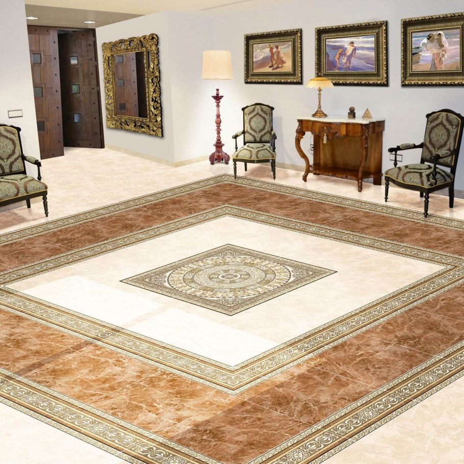 Декор Absolut keramika Marble Roseton Marble 900x900