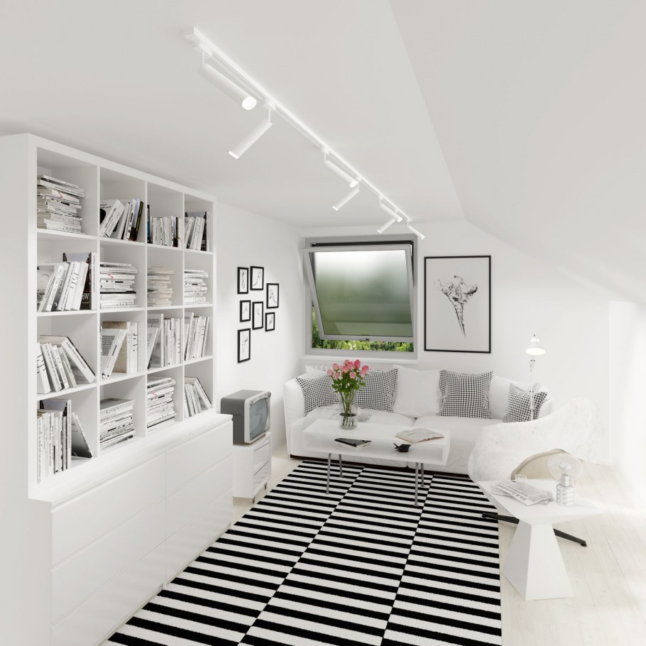 Светильник трековый Oskar белый 10w 4200k (ltb28)