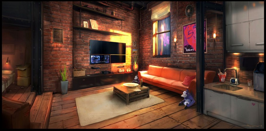 Cyberpunk 2077 квартира
