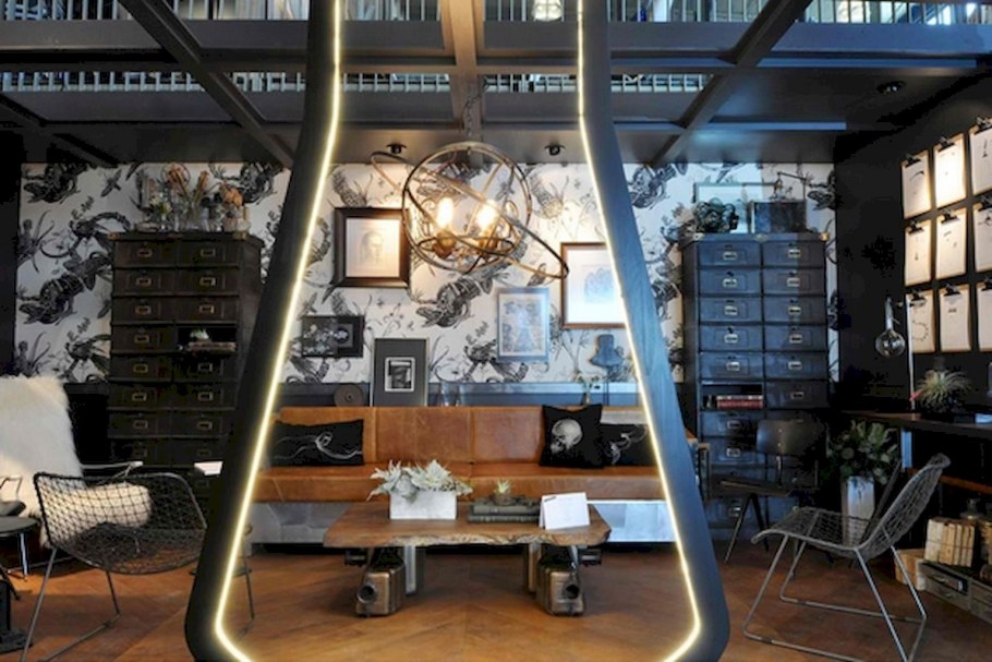 Интерьер в стиле киберпанк лофт