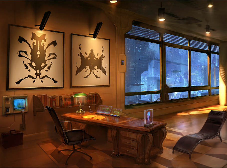 Неоновый бар Cyberpunk