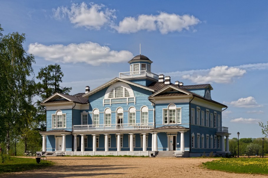 Загородная усадьба в стиле русский классицизм