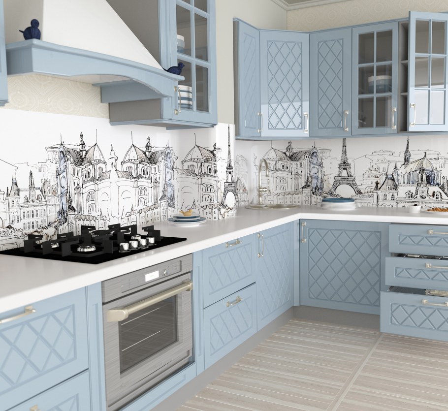 Кухонный фартук орнамент