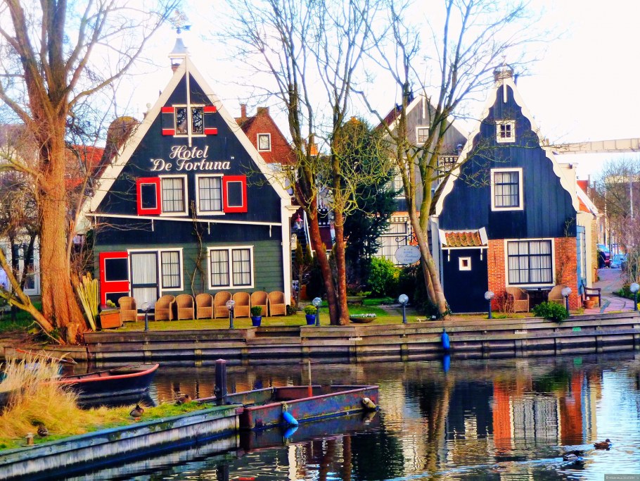 Город Эдам в Голландии