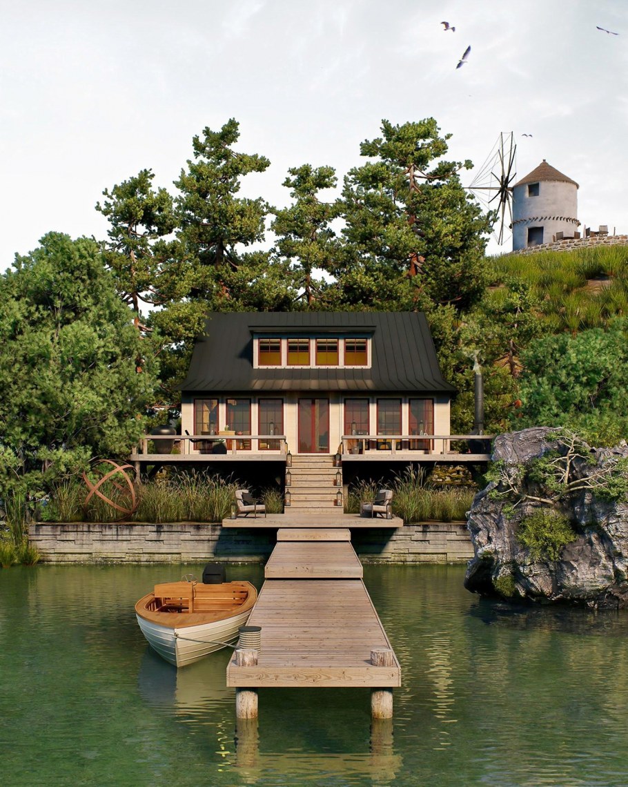 Lakehouse дом у озера