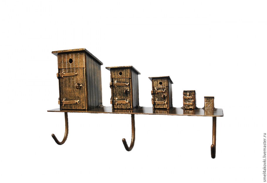 Вешалка ключница цвет металл