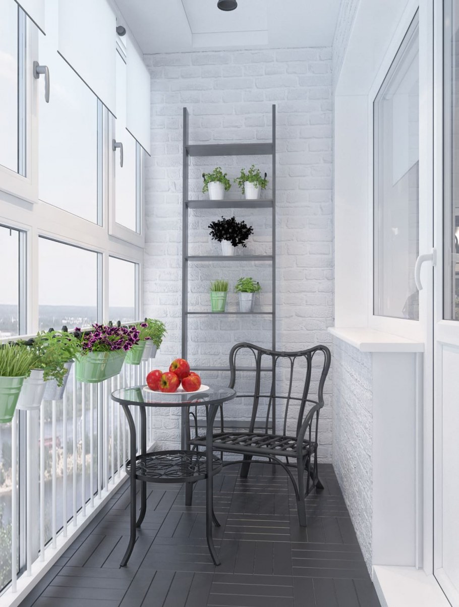 Павел Полынов студия дизайна интерьера балкона