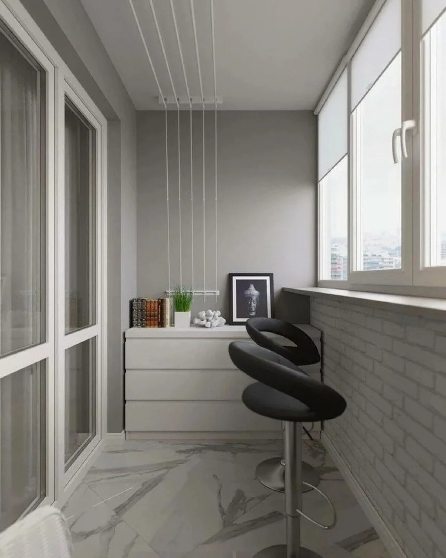 Интерьер лоджии