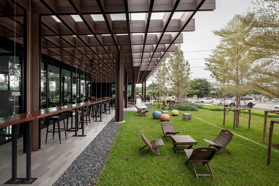 Современное летнее кафе