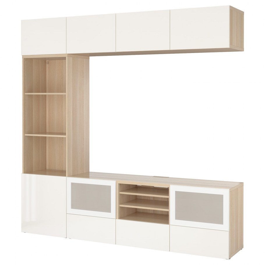 Шкаф икеа БЕСТО белый