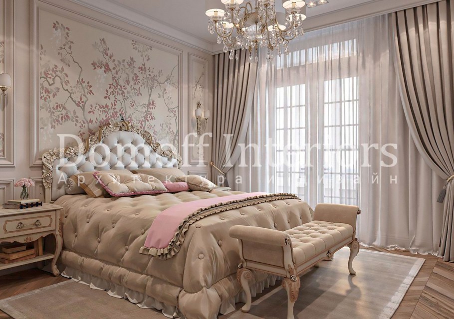 Спальня для девочки в стиле шебби Шик