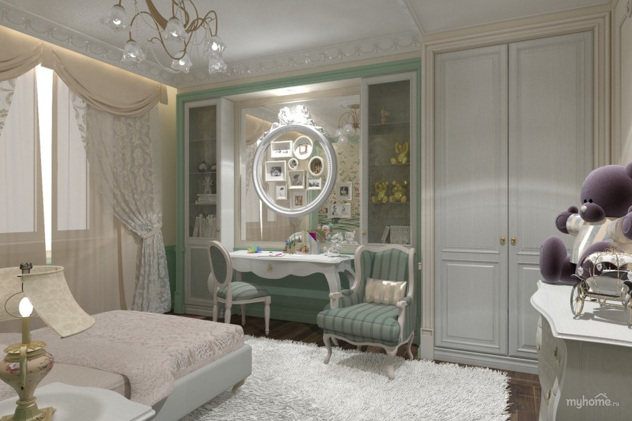 Детская комната в стиле Неоклассика