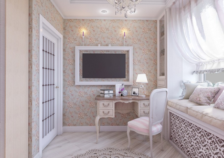 Спальня для девочки 14 лет в классическом стиле