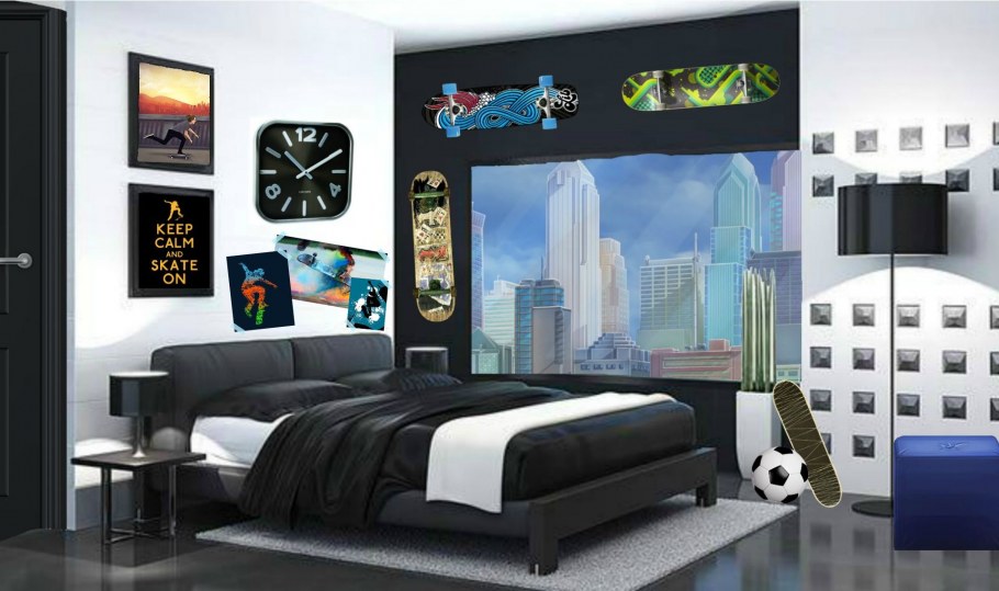 Стильная комната для мальчика