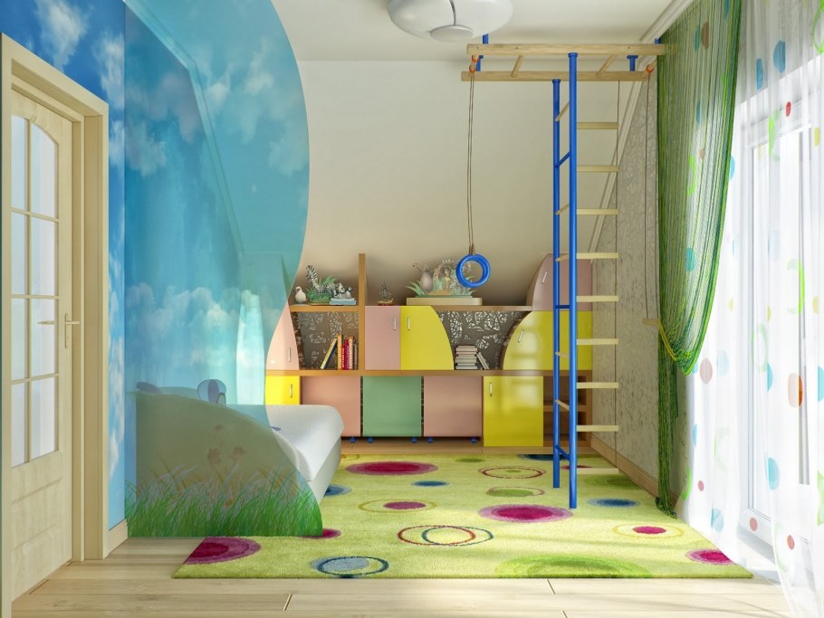 Пустая стена в детской