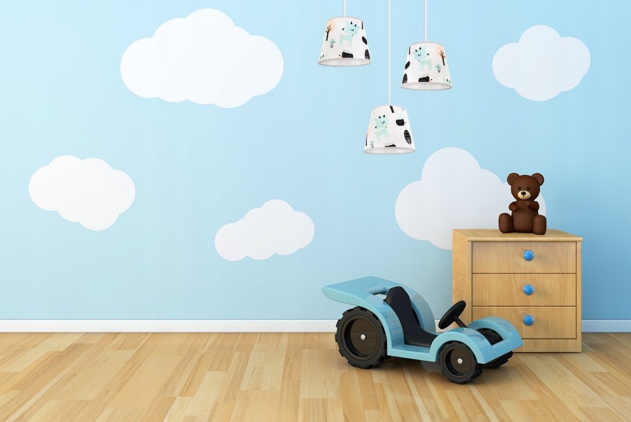 Подростковая комната для мальчика голубая