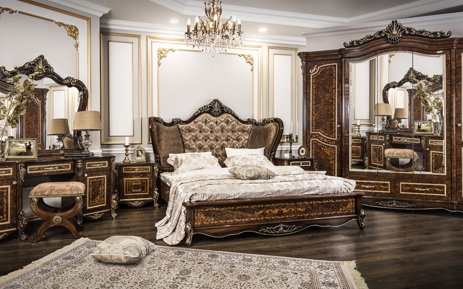 Спальня Джоконда корень дуба глянец