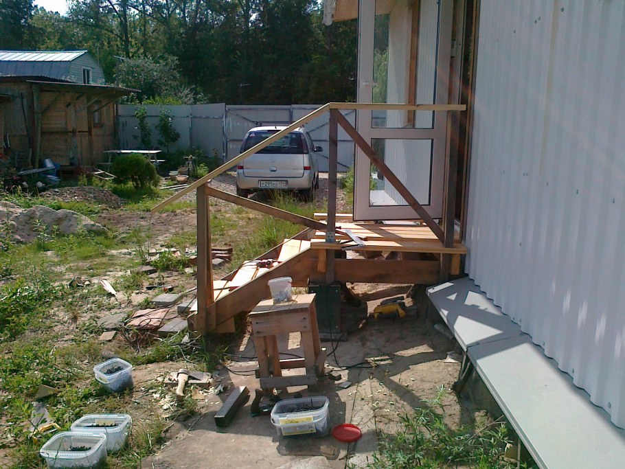 Пристройка крыльца Асбест