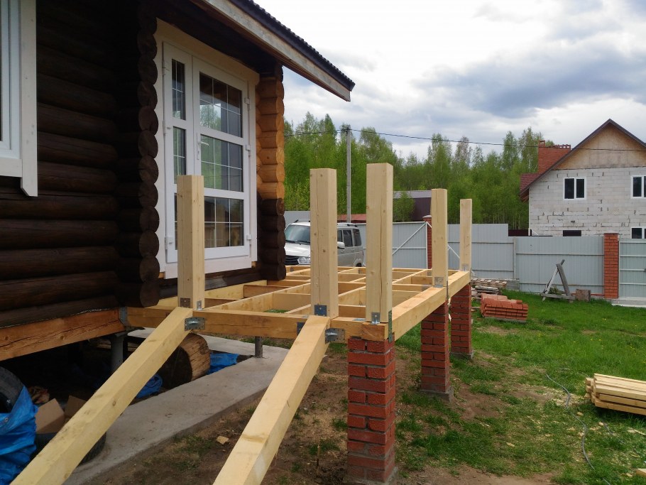 Пристройка крыльца