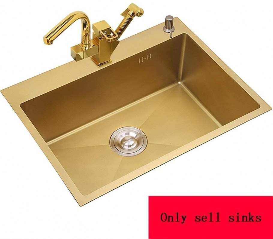 Золотая раковина для кухни