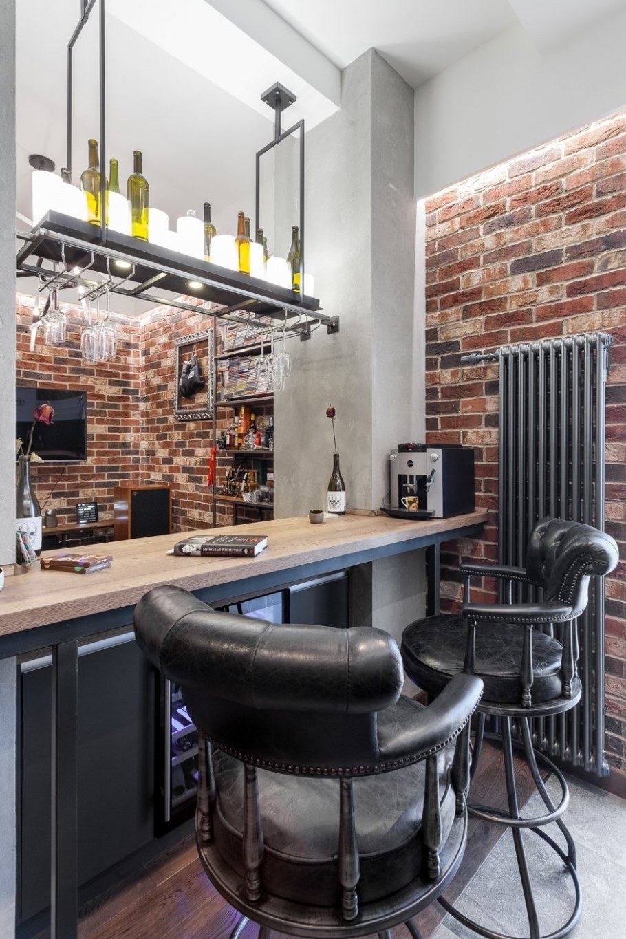 Кухни гостиные с барной стойкой