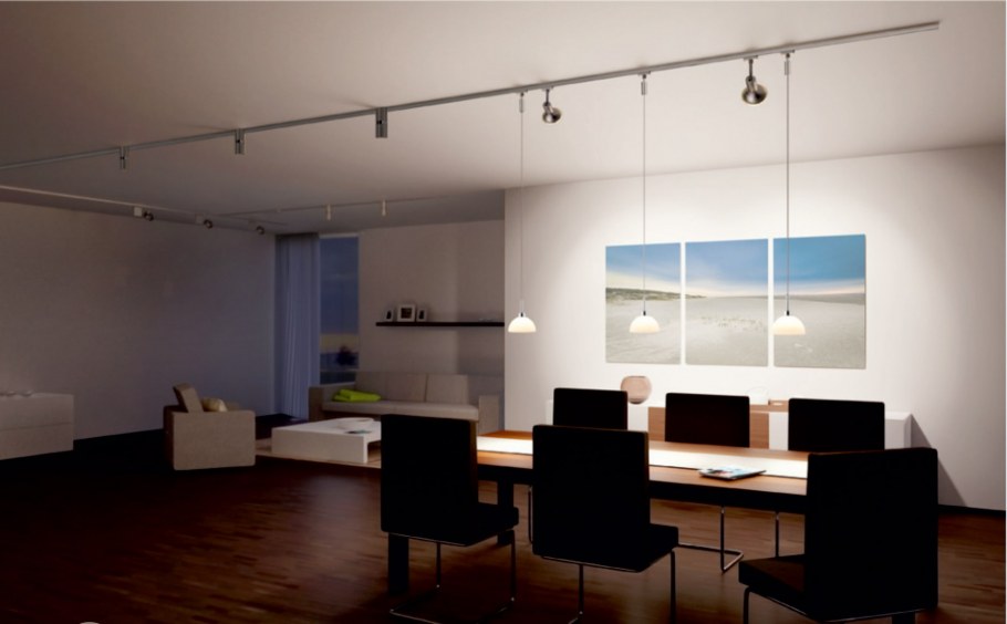 Струнные светильники в интерьере