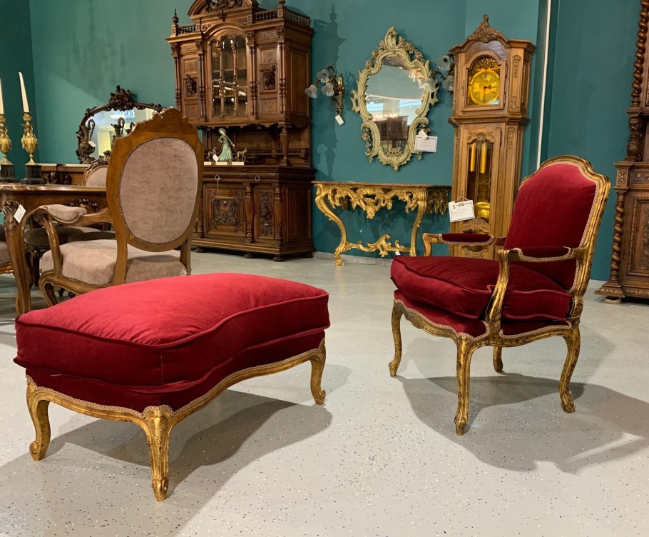 Кресло Стэнфорд с высокой спинкой спинкой