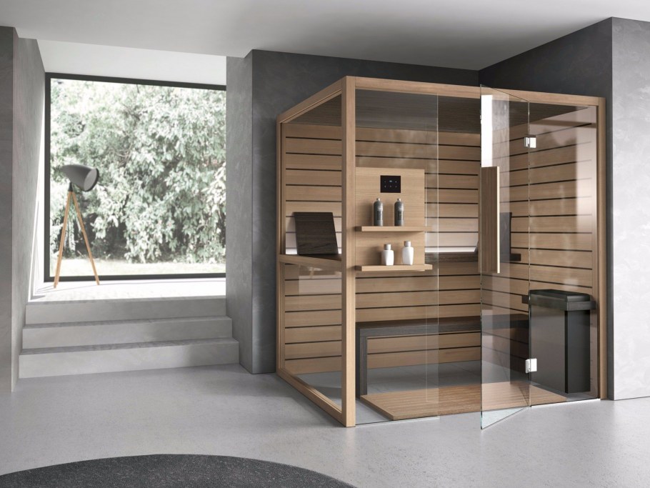 Мини сауна и душевая в доме