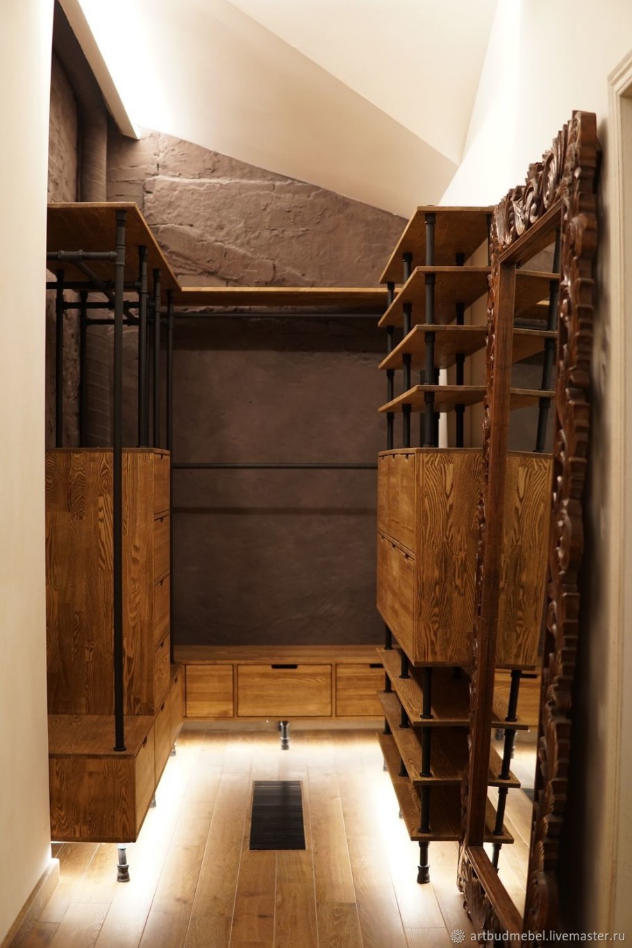 Гардеробная модульная лофт ag15