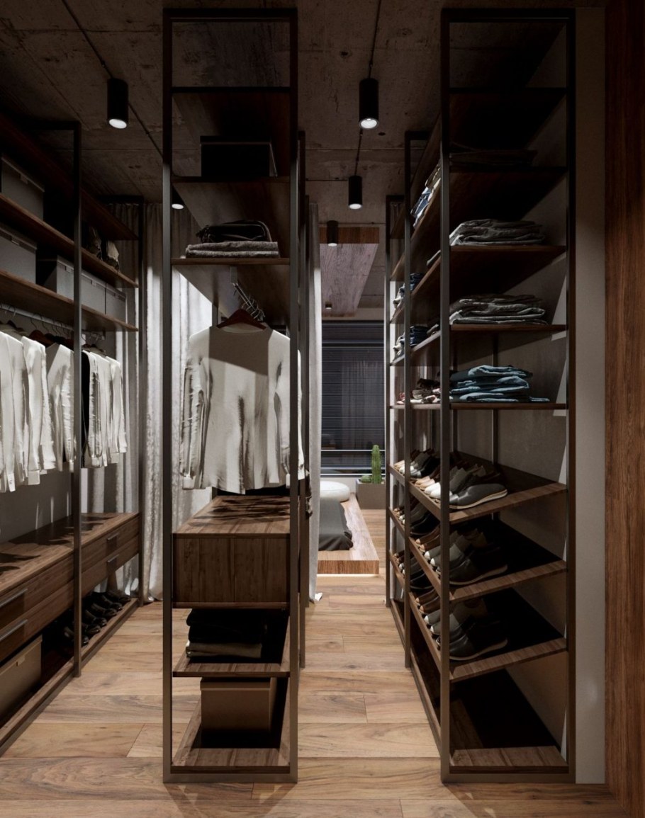 Шкаф гардероб лофт 3м