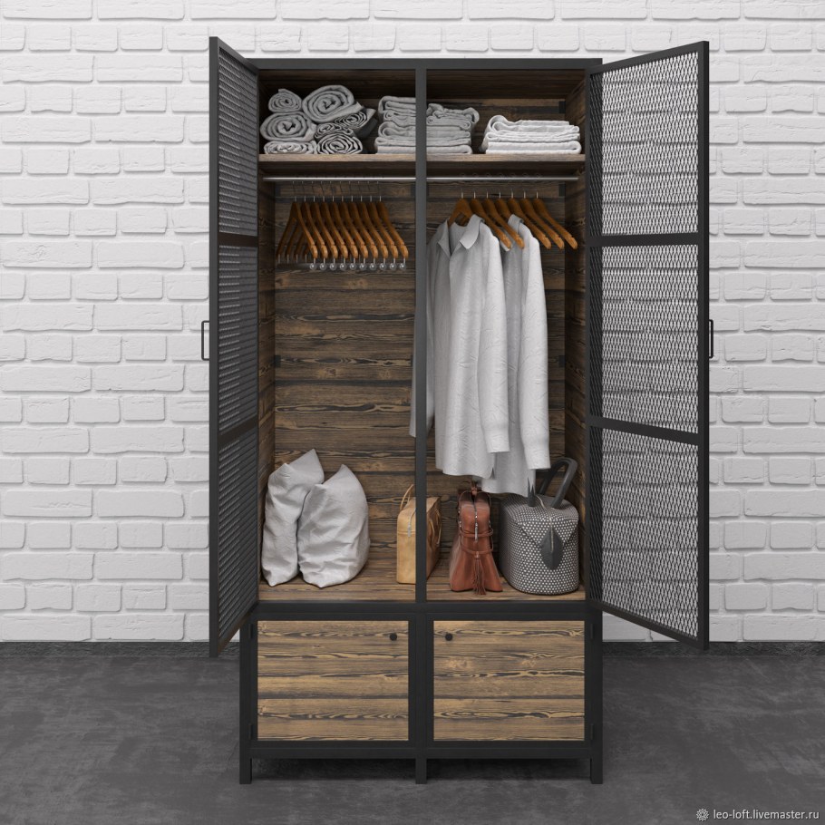 Прихожая 6м2 в стиле лофт