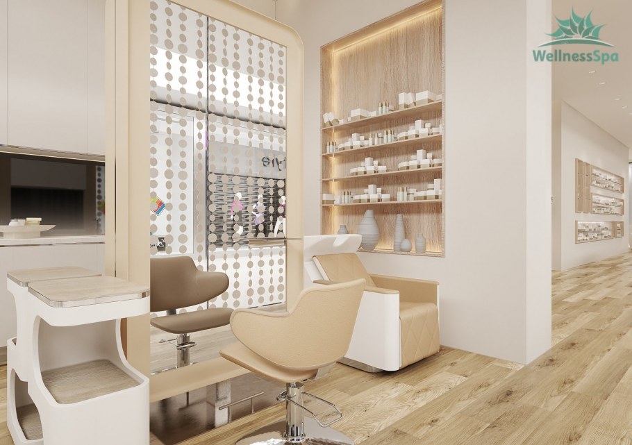 Красивый интерьер салона красоты