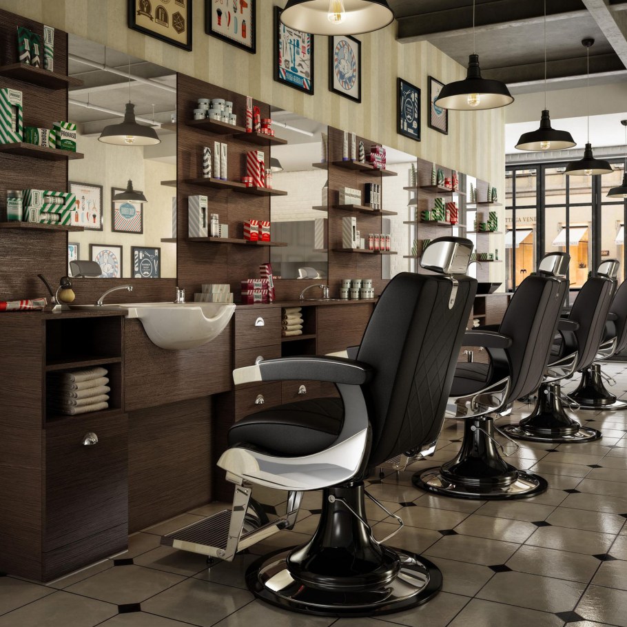 Интерьер небольшой студии красоты