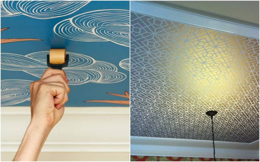 Покрытие на потолок с отражением