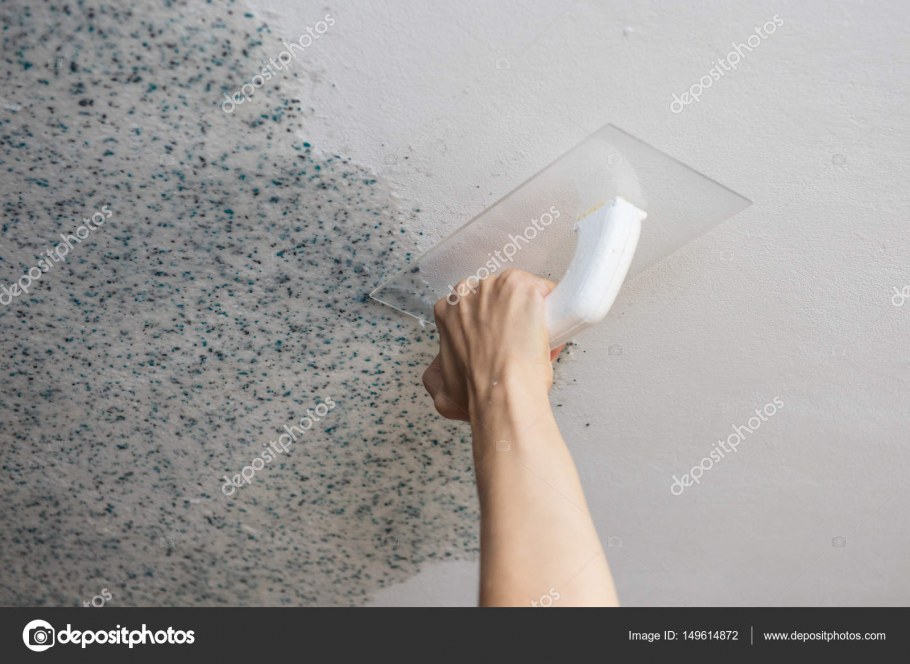 Потолок из жидких обоев