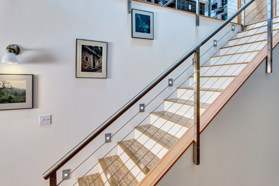 Ограждение лестницы на втором этаже