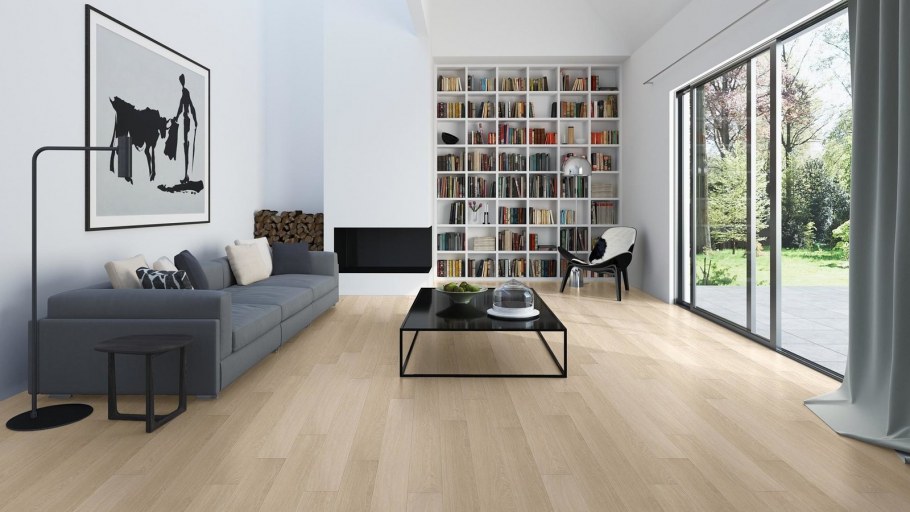 Серо белый интерьер