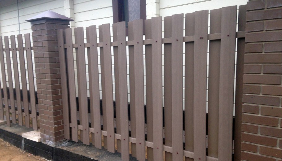 Штакетник ДПК пустотелый широкий 121 12 мм