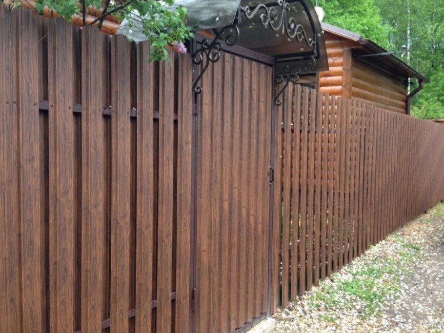 Забор ранчо Дакота металлический