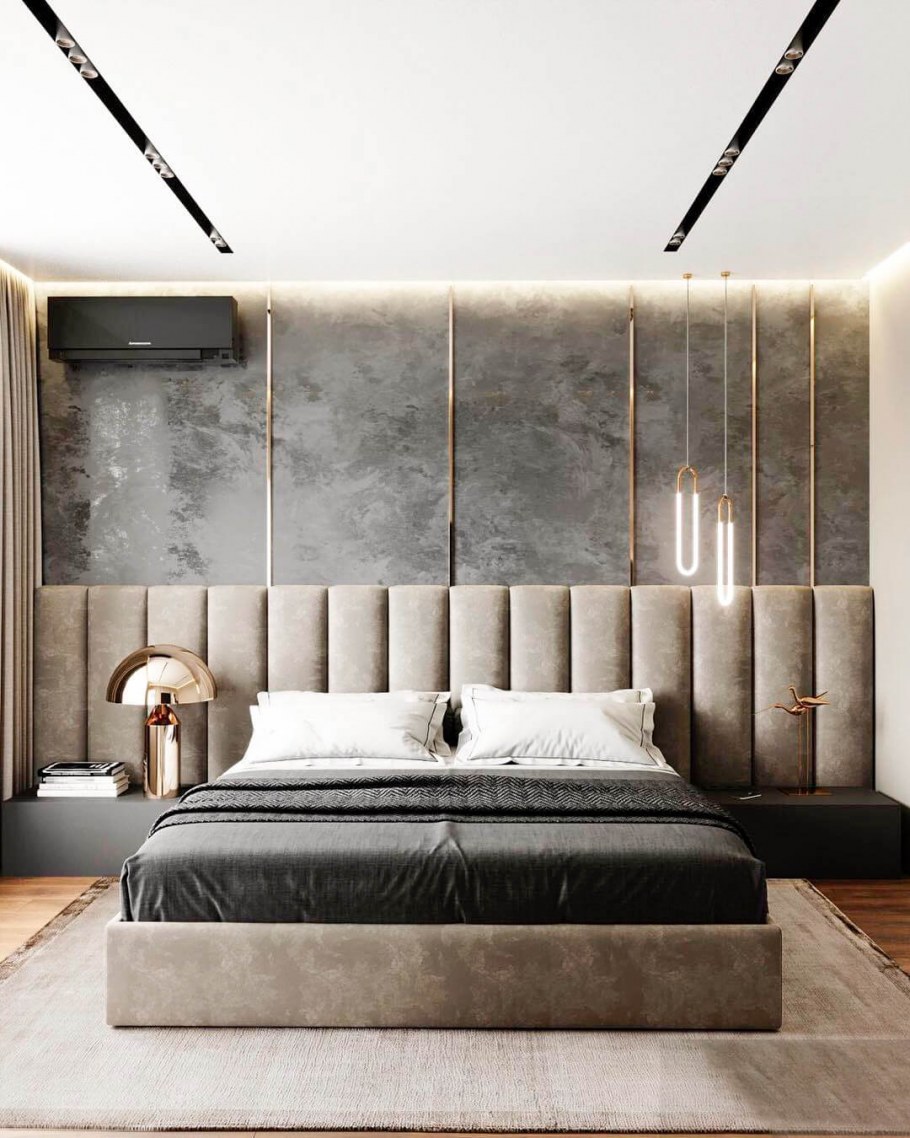 Мягкие стеновые панели для спальни