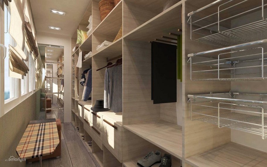 Гардеробная из балкона