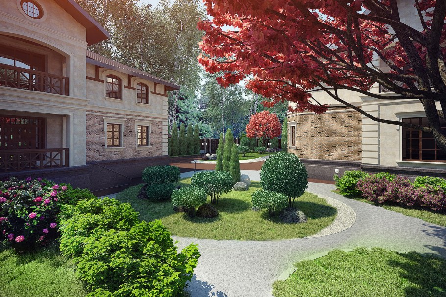 Озеленение участка