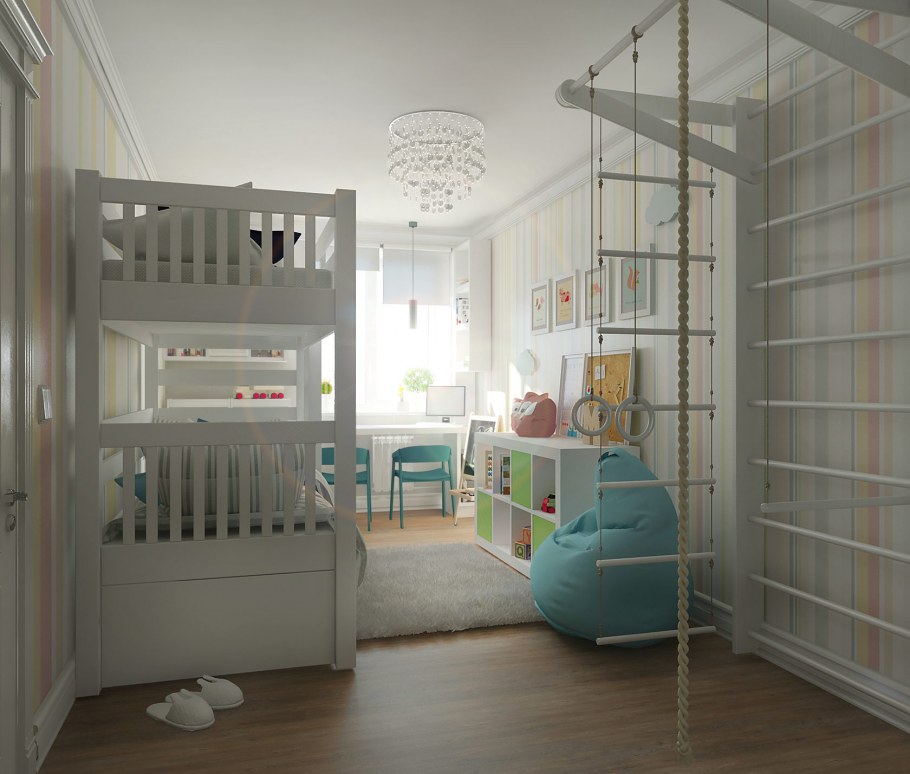 Неоклассика в интерьере детской