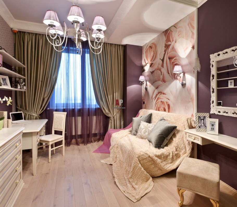 Комната для девушки в стиле Неоклассика