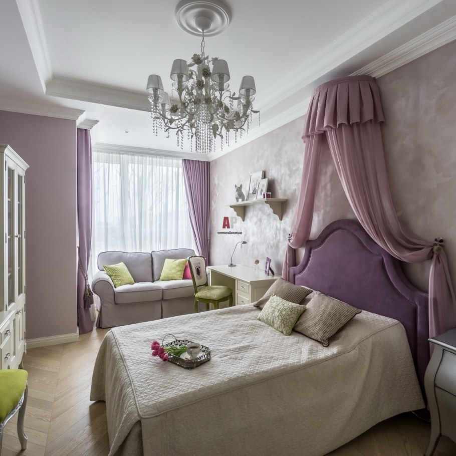 Комната для девочки в стиле Неоклассика